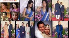 Vivaah fame Amrita Rao, 44, flaunts wrinkles; Salman Khan, Sonali Bendre and Hum Saath Saath Hain gang reunite at Eesha Barjatya's reception