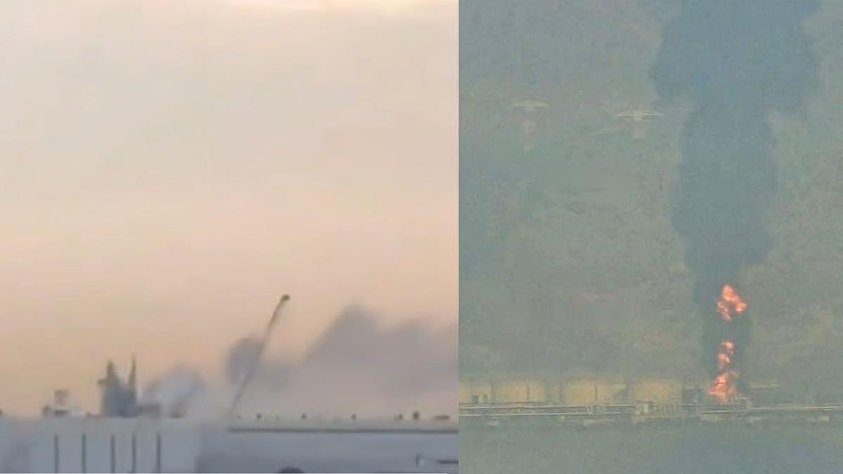 Iran drone strike triggers fire at Fujairah oil facility amid escalating regional tensions