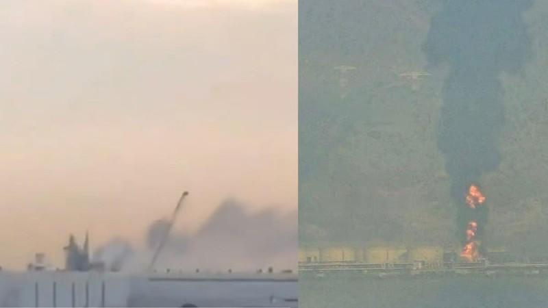 Iran drone strike triggers fire at Fujairah oil facility amid escalating regional tensions