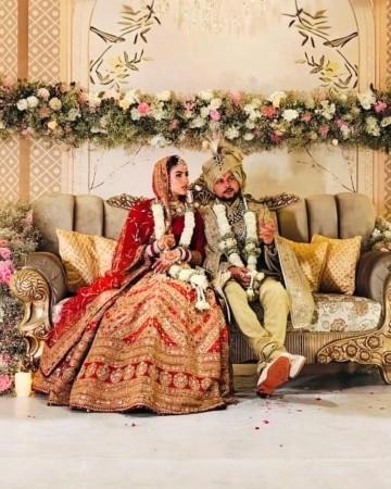 Just married: Kuldeep Yadav and Vanshika Singh radiate love; Baba Bageshwar blesses newlyweds ; see inside photos and videos Just married: Kuldeep Yadav and Vanshika Singh radiate love; Baba Bageshwar blesses newlyweds ; see inside photos and videos
