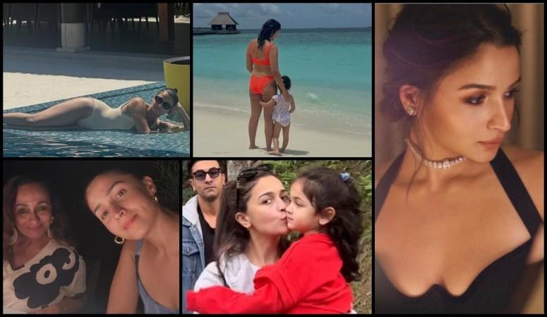 Alia Bhatt turns 33: Soni Razdan shares unseen photos, deletes Alia Bhatt's orange swimsuit pic with Raha; fans wonder why