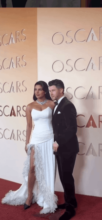 Oscars 2026: Priyanka Chopra's sexy metallic thigh-high slit with fur reminds fans of Alia Bhatt BAFTA look; netizens call PC's outfit tacky