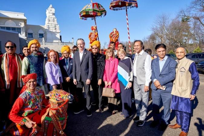 19th Gangaur Festival celebrated in Pennsylvania; Consul General Binay Srikanta Pradhan, RANA President Prem Bhandari attend