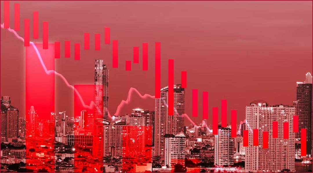 The Nifty dropped 775.65 points, or 3.26 per cent, to close at 23,002.15, while the Sensex fell 2,496.89 points, or 3.26 per cent, to settle at 74,207.24.