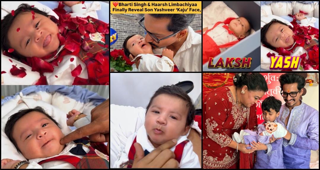 Bharti Singh- Harsh reveal second Son Kaju's face, fans say he looks like elder brother Gola