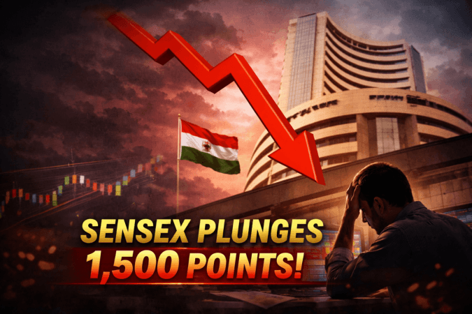 Sensex falls 1,500 points as Iran-Israel war, crude oil prices continue to dent sentiment Sensex falls 1,500 points as Iran-Israel war, crude oil prices continue to dent sentiment