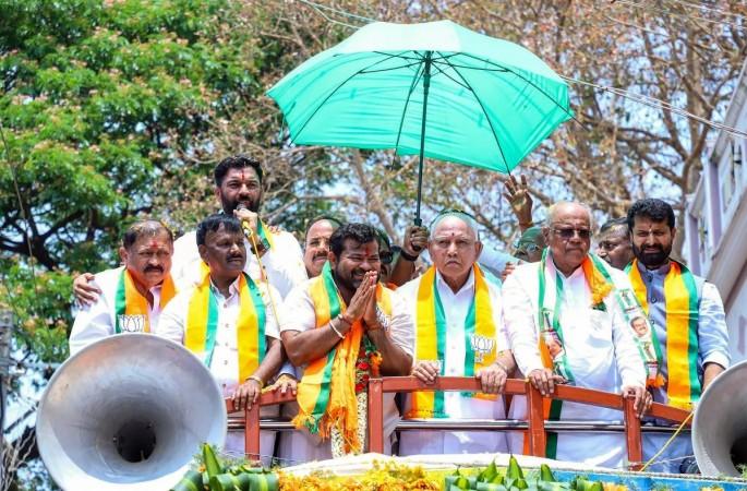 Karnataka bypolls: BJP candidates file nominations as Yediyurappa, Pralhad Joshi join processions Karnataka bypolls: BJP candidates file nominations as Yediyurappa, Pralhad Joshi join processions