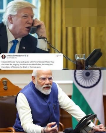 Donald Trump dials PM Modi, speaks on importance of keeping Strait of Hormuz open; releases first statement