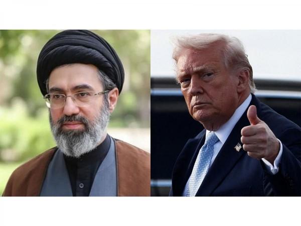 Iranian Supreme Leader Mojtaba Khamenei, US President Donald Trump