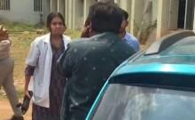 Professor proposes to student inside classroom, she slaps him with slipper; video goes viral