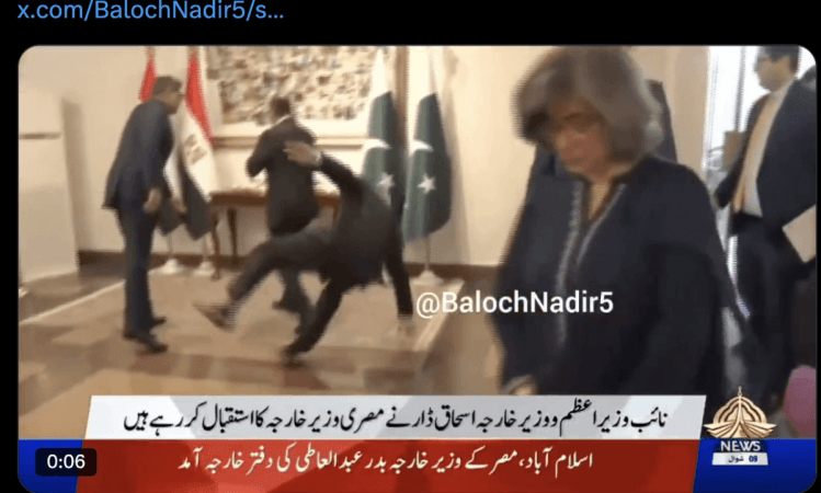 Viral video: Pakistan's deputy PM Ishaq Dar slips on red carpet during diplomatic meet Viral video: Pakistan's deputy PM Ishaq Dar slips on red carpet during diplomatic meet