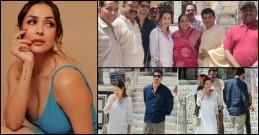 Malaika Arora and rumored boyfriend Harsh Mehta visit Jain temple in Rajasthan, click selfies with fans