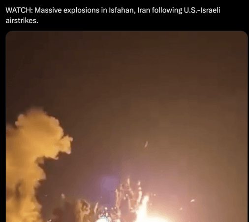 US strikes Iran's Isfahan with 2,000-pound bunker-buster bombs, Trump posts clip
