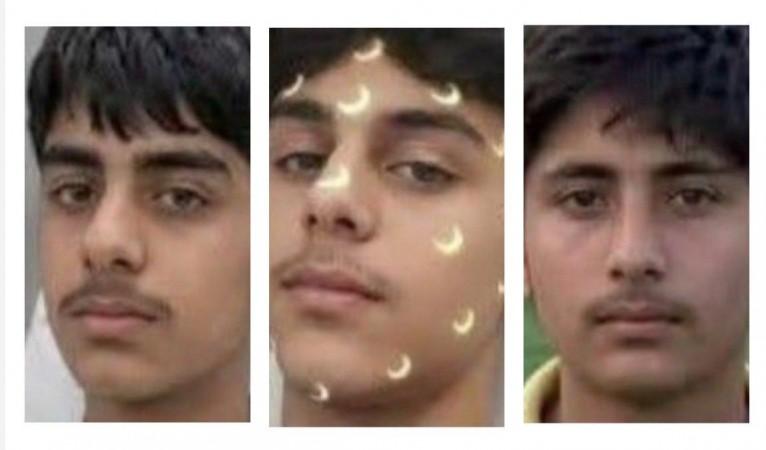 Three teenagers who lost their lives in the River Tawi Nagrota tragedy