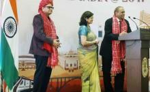 Kk & Chandra Mehta founder of Rana hotelier who pledged 5 million plus USD for indo us friendship center which includes Rajasthan Bhawan New York