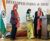 Kk & Chandra Mehta founder of Rana hotelier who pledged 5 million plus USD for indo us friendship center which includes Rajasthan Bhawan New York