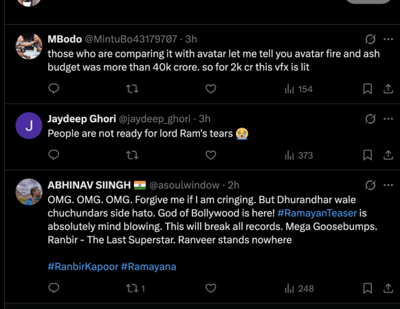 Ramayana teaser out: Ranbir Kapoor mesmerises as Rama, but no dialogue disappoints; fans slam VFX and game-like visuals