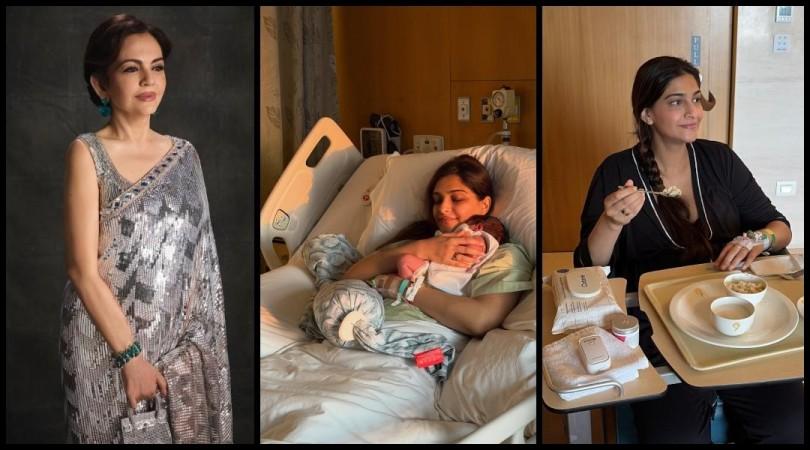 Sonam Kapoor cradles newborn son from hospital bed; thanks Nita Ambani, doctors who performed her delivery; fans say 'kid's PR begins'