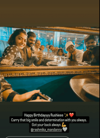 I love you... Vijay Deverakonda wishes wife Rashmika Mandanna on birthdays with BTS from their film Ranabaali; fans ask why not a personal birthday post but movie promotion I love you... Vijay Deverakonda wishes wife Rashmika Mandanna on birthdays with BTS from their film Ranabaali; fans ask why not a personal birthday post but movie promotion