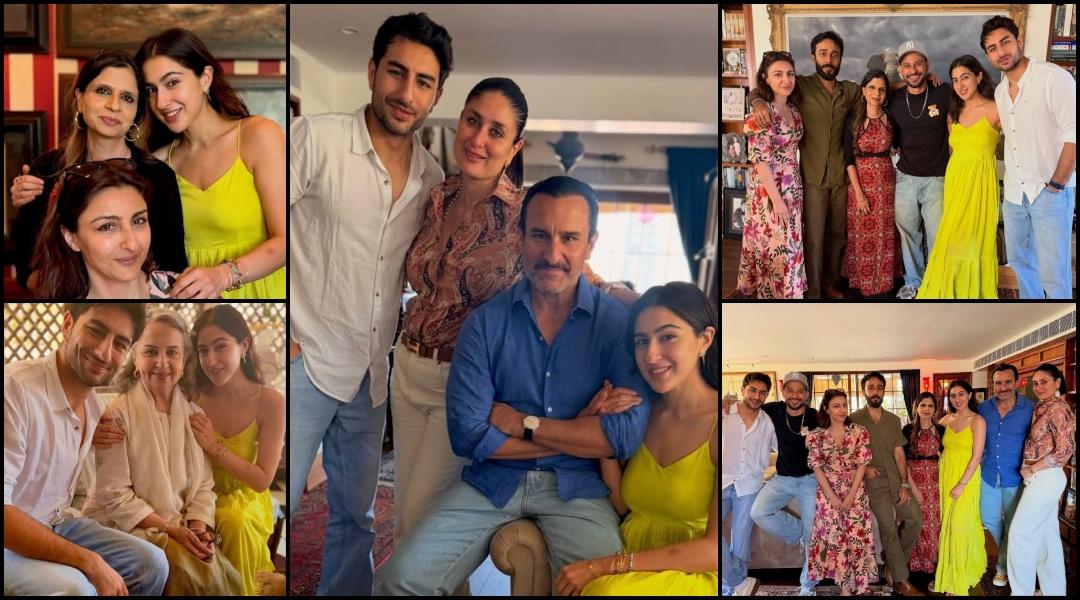 Saif Ali Khan, Kareena Kapoor host lavish Easter brunch; Sharmila Tagore, Sara & Ibrahim Ali Khan add festive cheer [Inside photos]