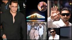 SRK sports white hair; Salman Khan aces clean-shaven look; Mumbai's Bandra-Worli Sea Link illuminates for Anant Ambani's 31st birthday