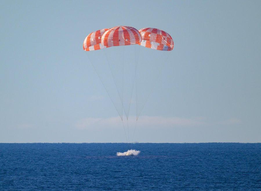 Astronauts return after venturing where no human had gone before, raising hope for humanity