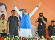 PM Modi holds mega road show in Siliguri after three rallies