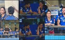 MI vs RCB: Kareena Kapoor chats with Ibrahim, enjoys match with Saif Ali Khan, Jeh-Taimur; Anushka Sharma spotted