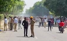 A massive protest by thousands of factory workers at the Hosiery Complex in Noida Phase 2 turned violent on Friday, April 10, resulting in significant property damage and clashes with security forces.