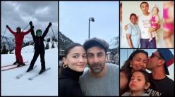Alia Bhatt hugs, kisses, Ranbir Kapoor as they  celebrate their fourth wedding anniversary with Raha in a snowy retreat
