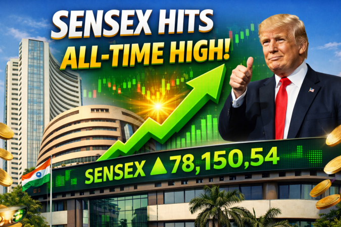 Sensex jumps 1,300 points as Trump signals Iran war near end Sensex jumps 1,300 points as Trump signals Iran war near end