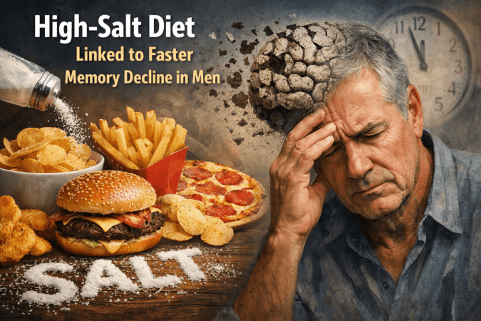 High-salt diet linked to faster memory decline in men: Study