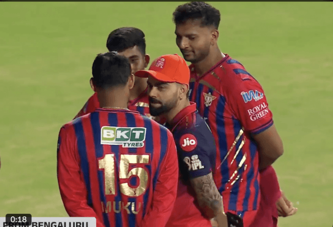 IPL 2026: LSG's young player Naman Tiwari touches Virat Kohli's feet; his priceless reaction breaks internet IPL 2026: LSG's young player Naman Tiwari touches Virat Kohli's feet; his priceless reaction breaks internet