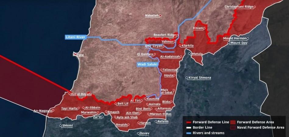 Israel releases map of 'buffer zone' extending across Lebanon, intensifies operations despite ceasefire