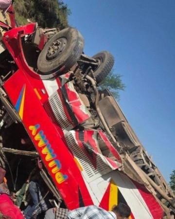 Jammu bus tragedy: 15 dead, 20 injured after vehicle plunges off blind curve in Udhampur