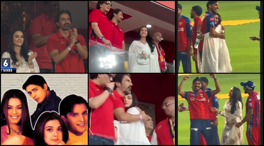 'They are gorgeous': Preity Zinta hugs Arjun Rampal as she reunites with Dil Hai Tumhaara co-star during PBKS match, fans say 'Zaara with Major Iqbal