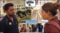 'Why did you stop everyone from wearing tilak?': Muslim BJP leader storms Lenskart store, applies tilak amid bindi-hijab row