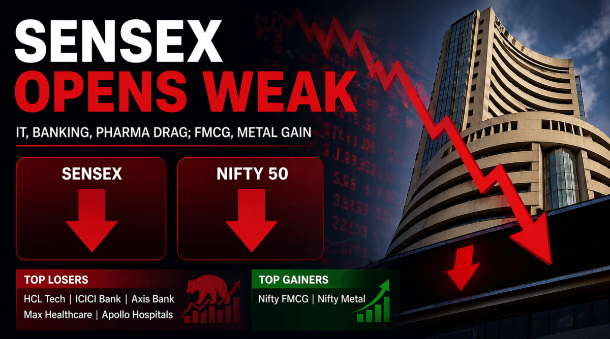 Sensex, Nifty open on weak note amid US-Iran ceasefire extension