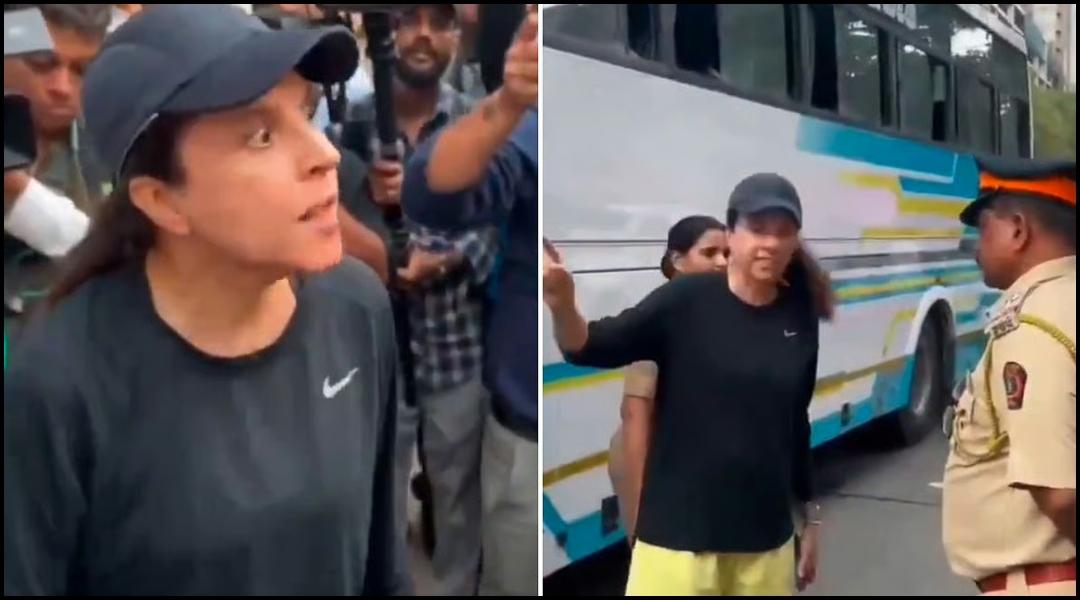 'Get out of here': Mumbai woman blasts BJP MLA over traffic chaos caused by 'Nari Shakti' rally on western express highway; congress reacts