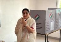 Baramati bypoll: Sunetra Pawar casts vote, urges participation; 6–8% polling in first two hours in Baramati, Rahuri