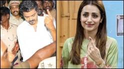 Tamil Nadu polls: Vijay flags transport crisis, urges EC to arrange buses; Trisha Krishnan votes in Chennai