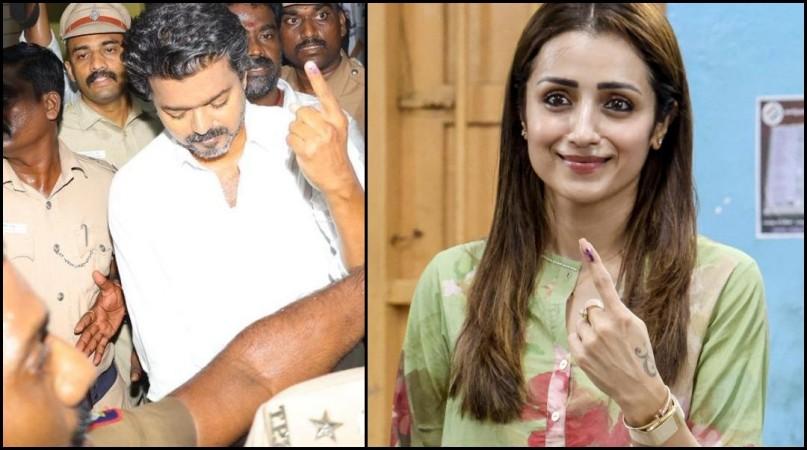 Tamil Nadu polls: Vijay flags transport crisis, urges EC to arrange buses; Trisha Krishnan votes in Chennai