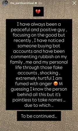 Seher Hone Ko Hai shoot halts amid reports of Parth Samthaan–Rishita Kothari ugly fight on sets; she says, it's a man's world'