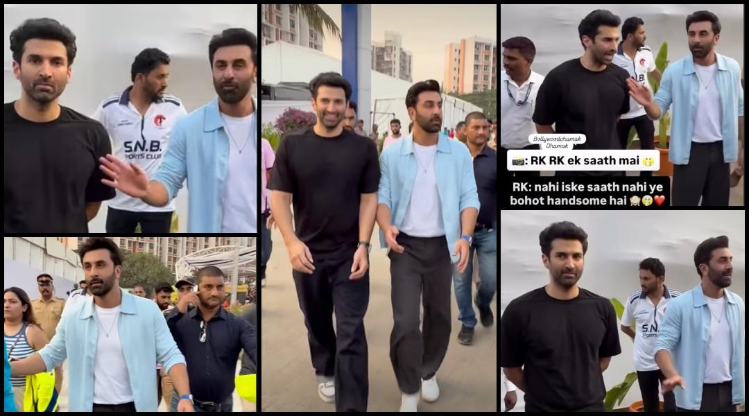 'He is so handsome': Ranbir Kapoor refuses to pose with Aditya Roy Kapur; fans get nostalgic, reminded of YJHD days