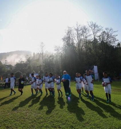 Let's football! PM Narendra Modi plays with young footballers during Sikkim visit; leaves fans awestruck