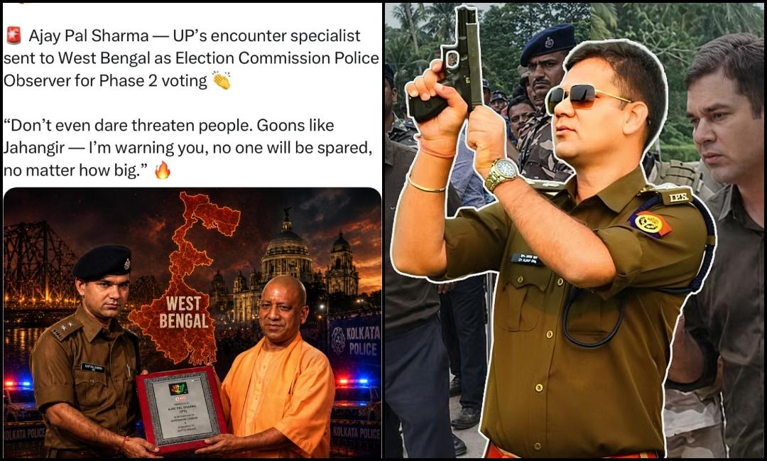 CM Yogi Adityanath's encounter specialist turns EC observer for Bengal polls: Who is encounter specialist Ajay Pal Sharma?