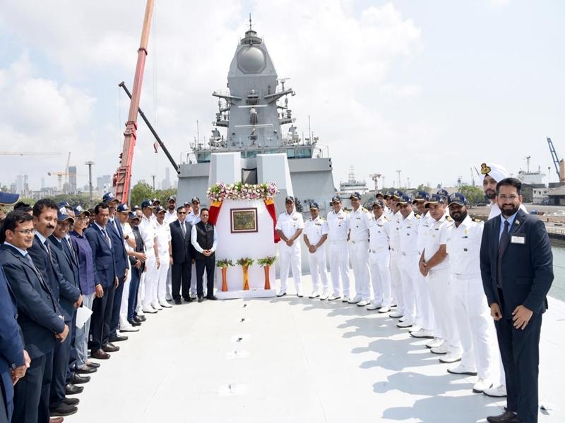 Boost to Naval firepower as sixth Project 17A ship 'Mahendragiri' delivered