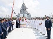 Boost to Naval firepower as sixth Project 17A ship 'Mahendragiri' delivered