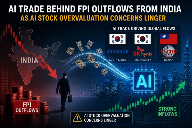 AI trade behind FPI outflows from India as AI stock overvaluation concerns linger