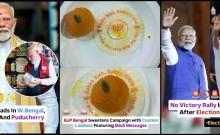 'Will fight like 'cubs of a tiger': Mamata confident despite BJP surge; BJP celebrates with 'jhalmuri' and 'kamala bhog'